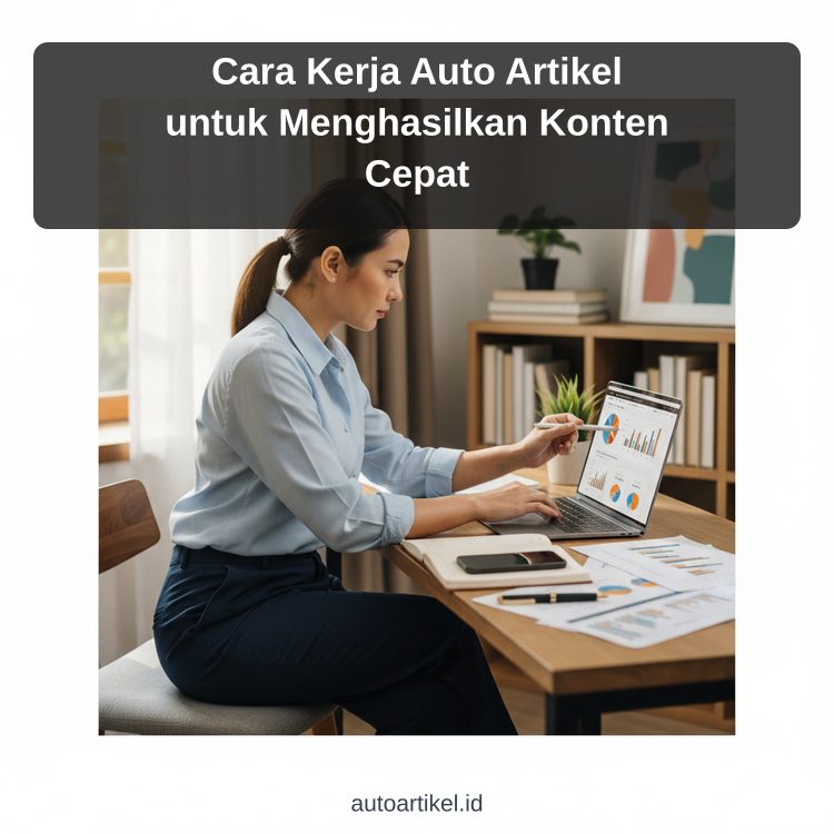 Cara Kerja Auto Artikel untuk Menghasilkan Konten Cepat ilustrasi