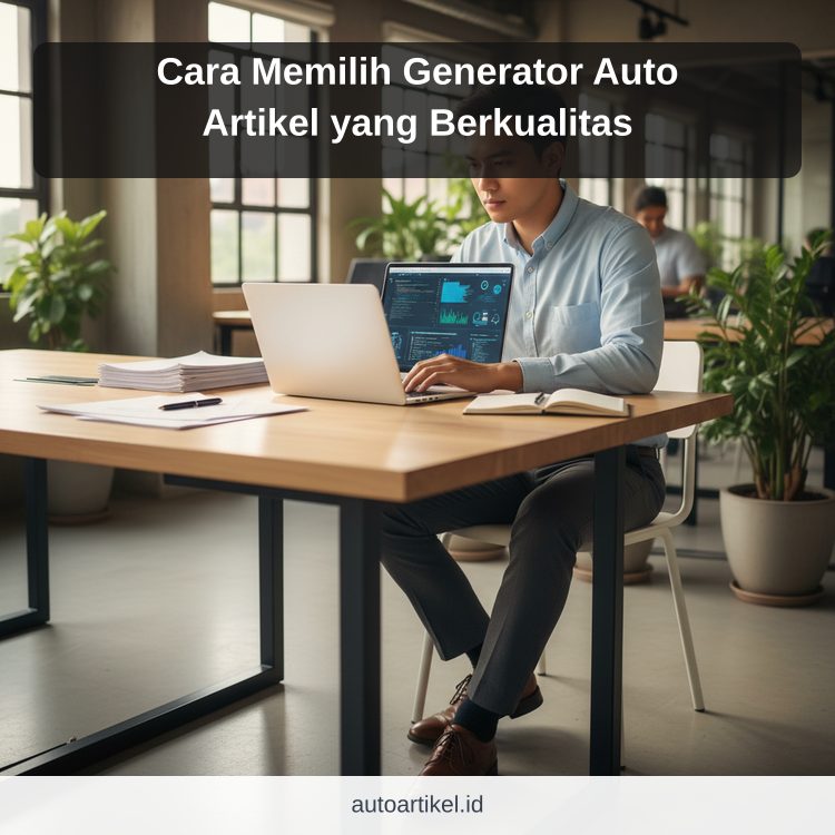 Cara Memilih Generator Auto Artikel yang Berkualitas