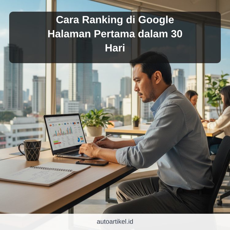 Cara Ranking di Google Halaman Pertama dalam 30 Hari