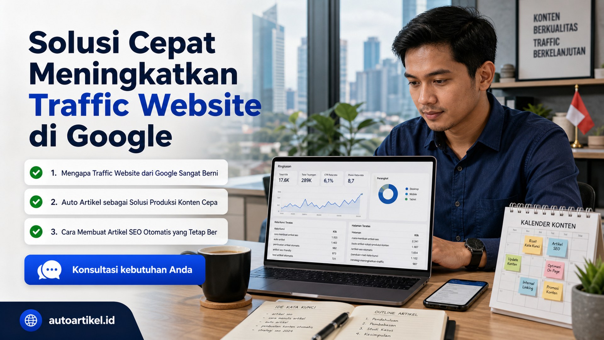 auto artikel - Solusi Cepat Meningkatkan Traffic Website di Google