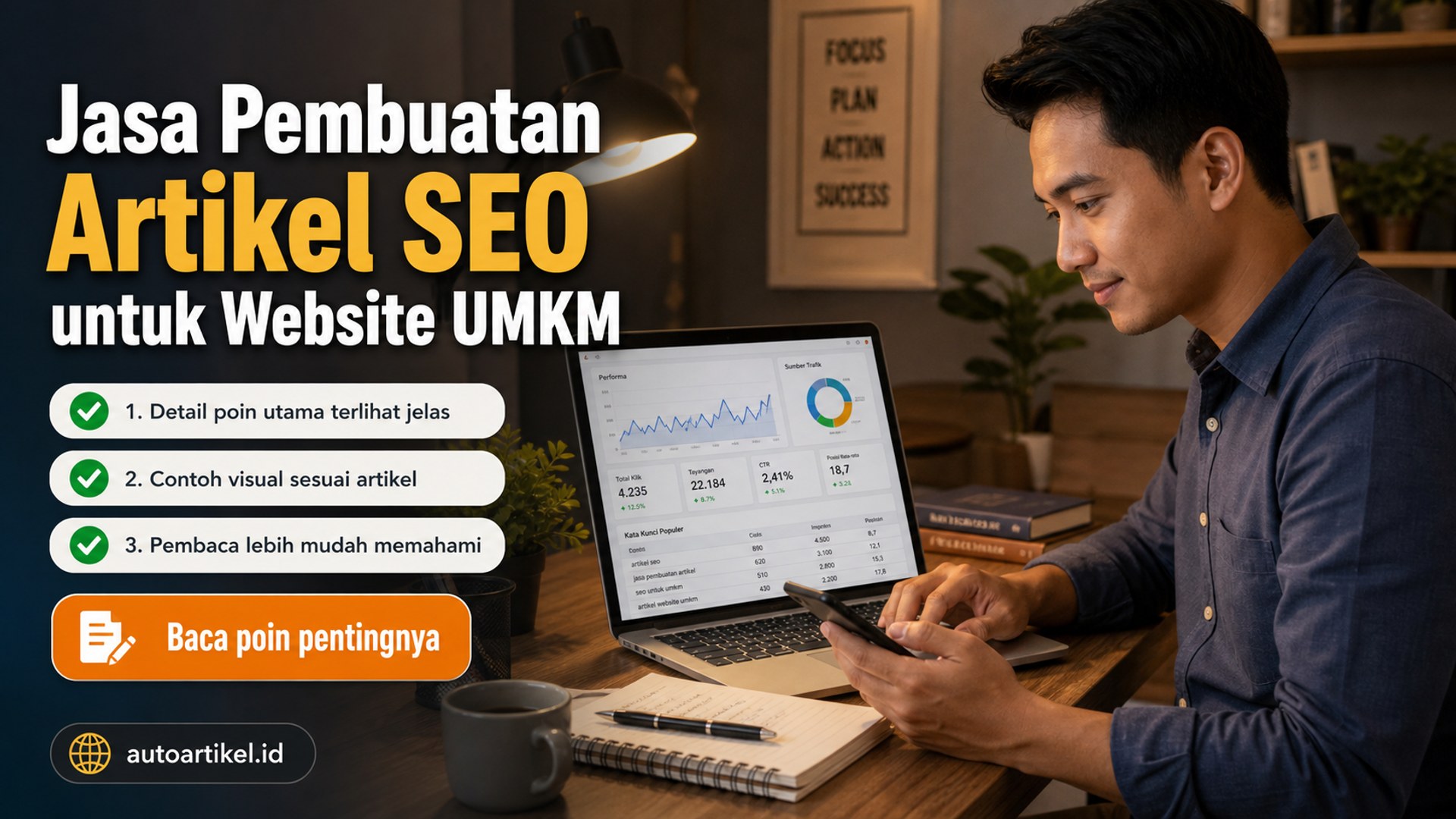 Ilustrasi auto artikel - Jasa Pembuatan Artikel SEO untuk Website UMKM