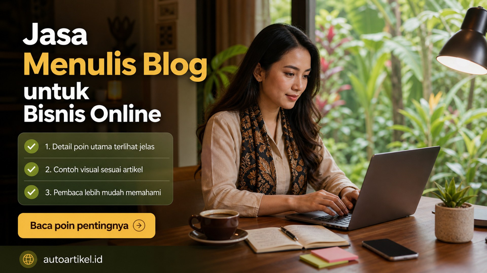 Ilustrasi auto artikel - Jasa Menulis Blog untuk Bisnis Online