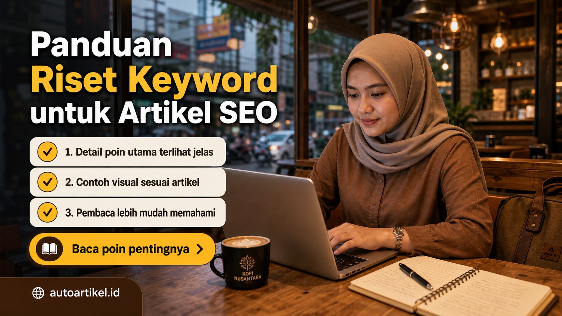 Ilustrasi auto artikel - Panduan Riset Keyword untuk Artikel SEO
