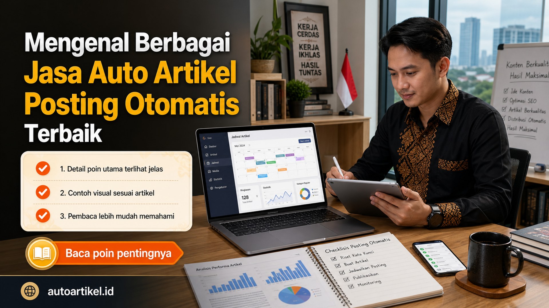 Ilustrasi Mengenal Berbagai Jasa Auto Artikel Posting Otomatis Terbaik