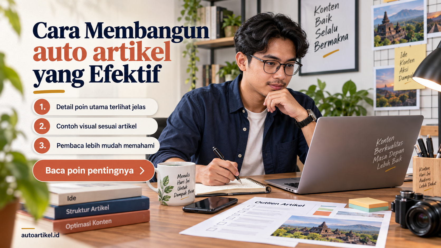 Ilustrasi Cara Membangun auto artikel yang Efektif