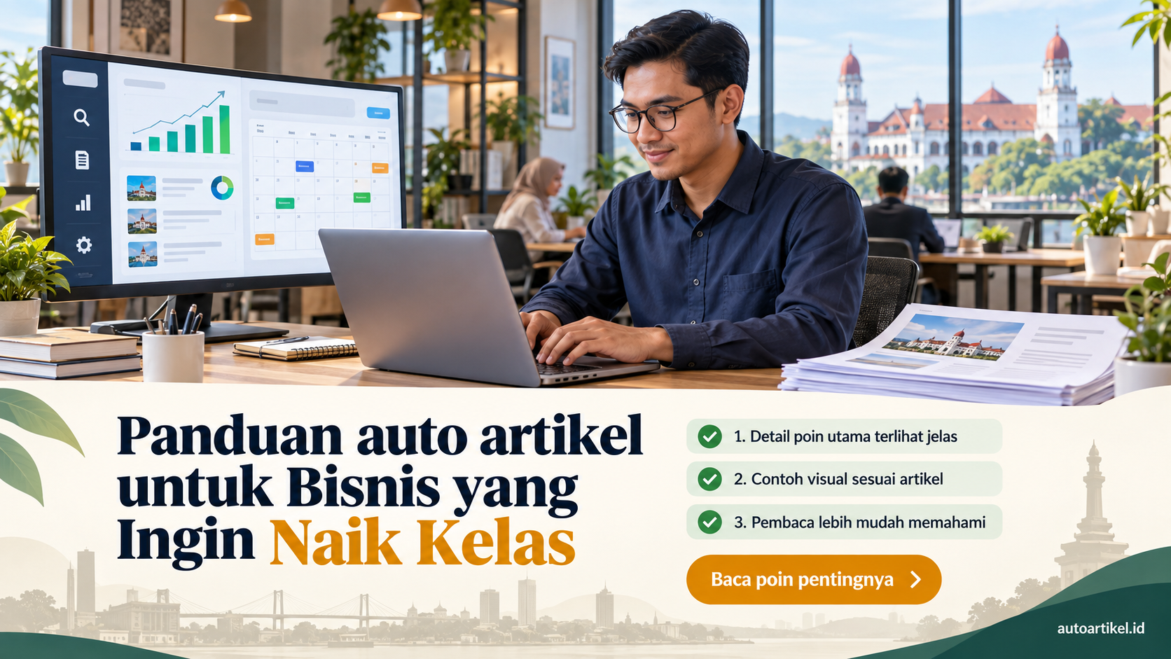 Ilustrasi Panduan auto artikel untuk Bisnis yang Ingin Naik Kelas
