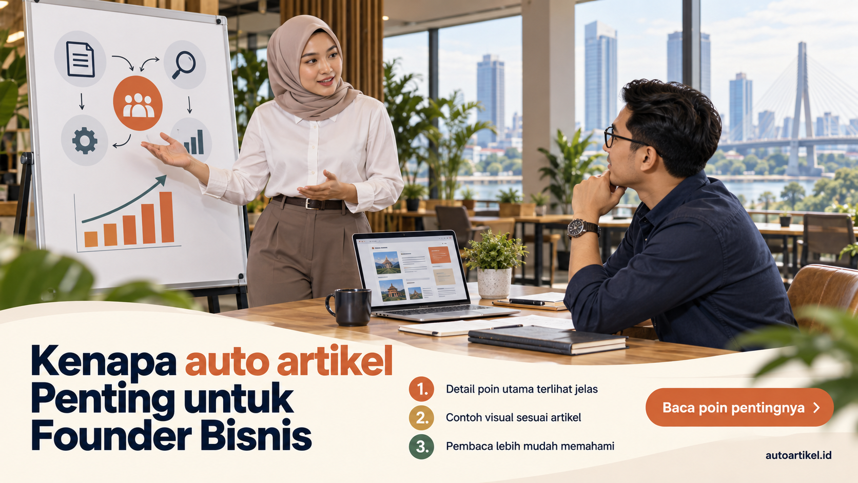 Ilustrasi Kenapa auto artikel Penting untuk Founder Bisnis