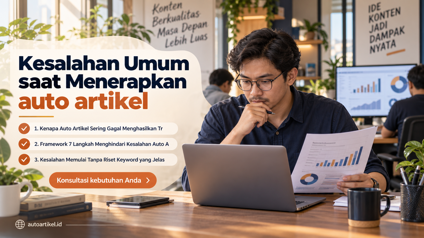 Kesalahan umum saat menerapkan auto artikel