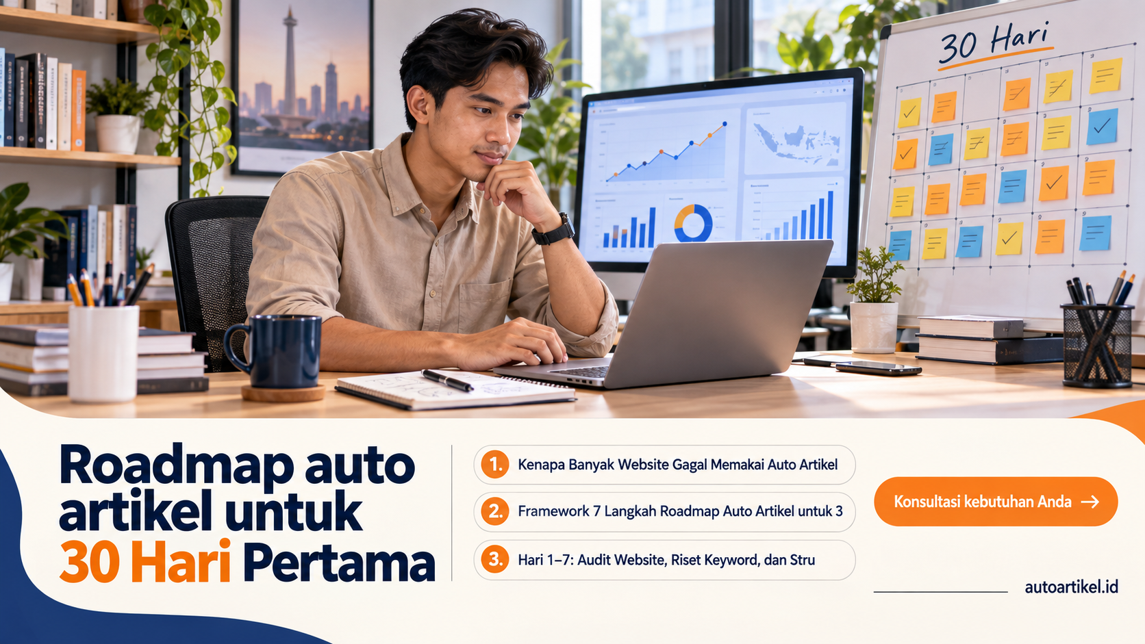 Roadmap auto artikel untuk 30 Hari Pertama
