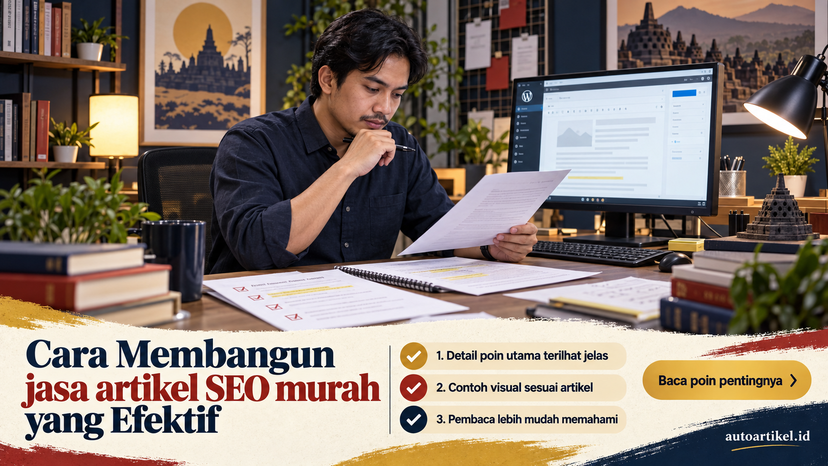 Ilustrasi auto artikel - Cara Membangun jasa artikel SEO murah yang Efektif