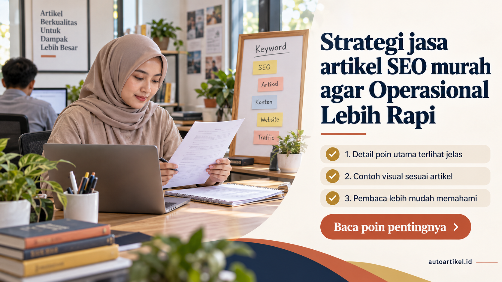 Ilustrasi auto artikel - Strategi jasa artikel SEO murah agar Operasional Lebih Rapi