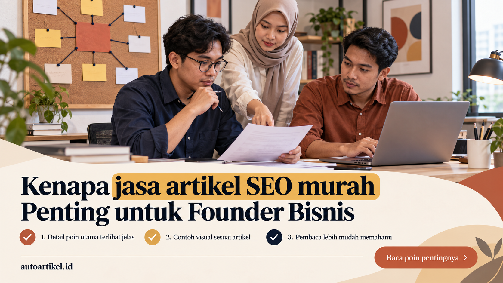 Ilustrasi auto artikel - Kenapa jasa artikel SEO murah Penting untuk Founder Bisnis